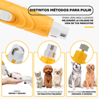 Tres cabezales de la lima PG100 para pulir uñas de mascotas pequeñas, medianas y grandes
